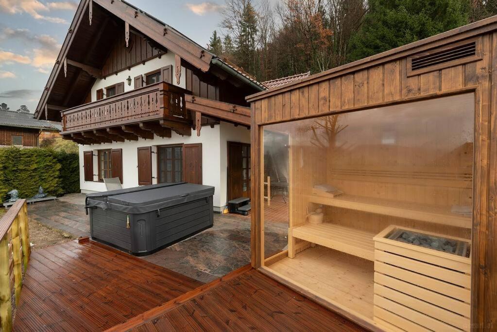 Luxus Alpenparadies Nahe Salzburg Sauna & Whirlpool 아드네트 외부 사진